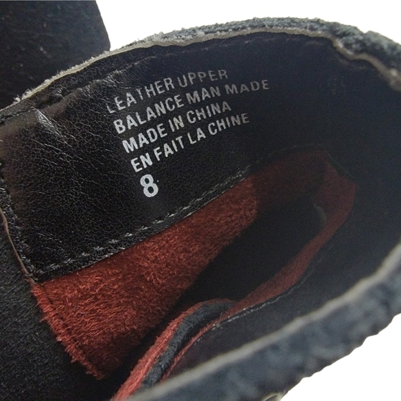 Seychelles Black Suede Platform Bootie Studded Chunky Heel Lace Up 90s Y2K 8 - Picture 14 of 14